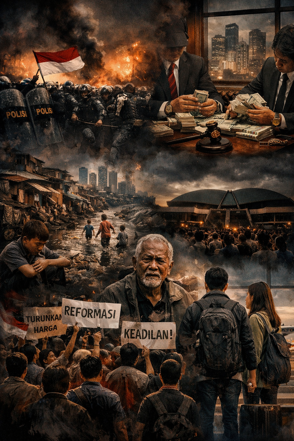 Ada apa dengan kondisi Indonesia saat ini: ketidakadilan, korupsi, ketimpangan, krisis kepercayaan, dan hilangnya harapan rakyat. Simak artikelku disini.