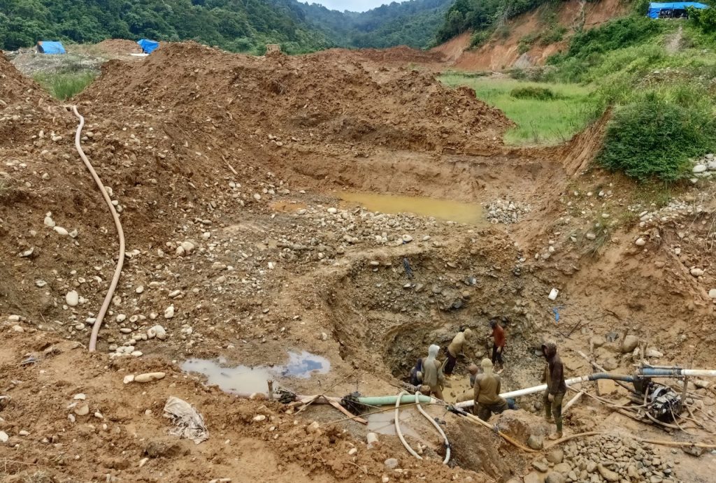 Ilustrasi tambang ilegal